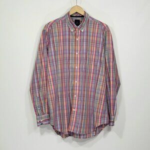 Tailorbyrd Collection  Colorful Plaid Shirt  Men's Size XL